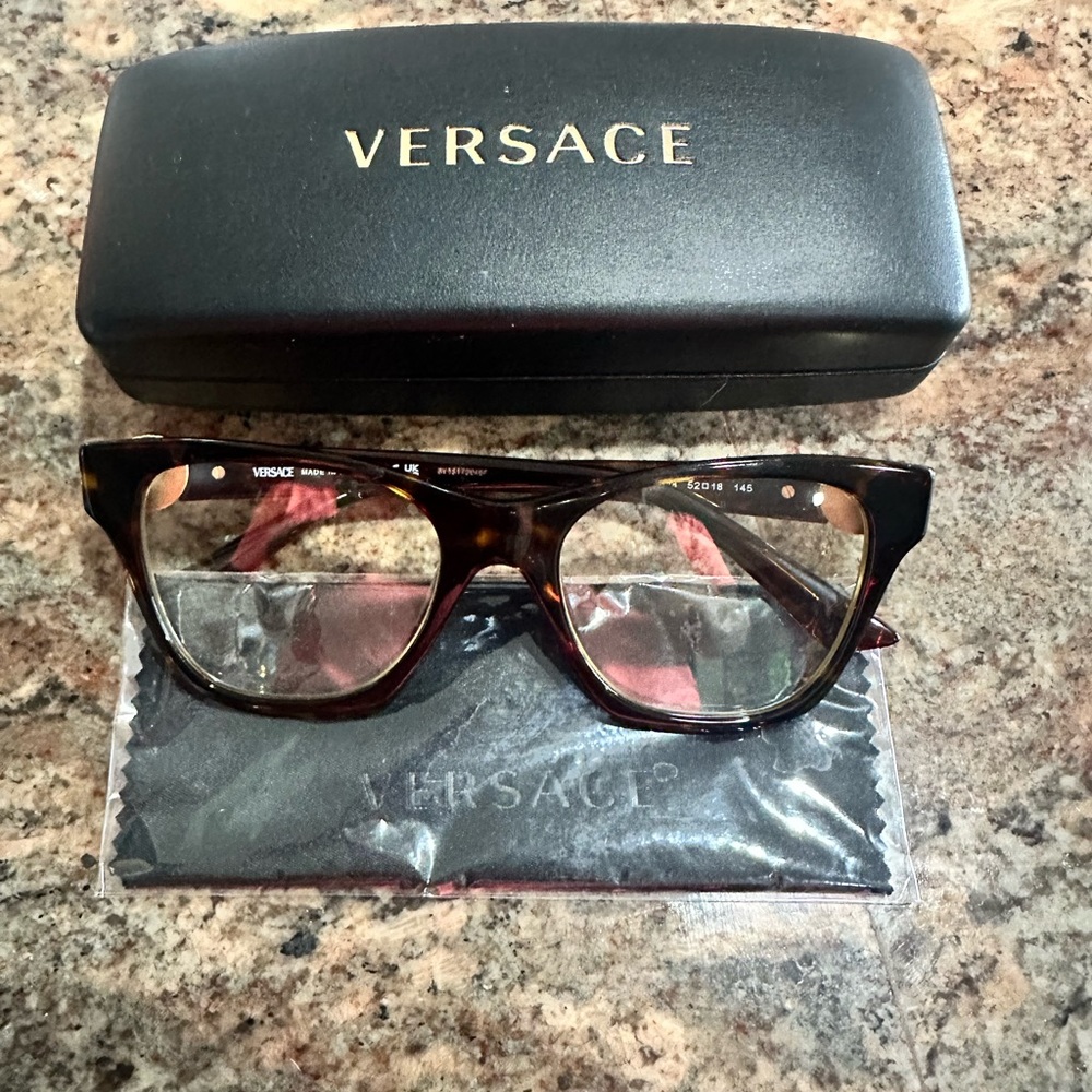 Versace Brown Eyewear with Case